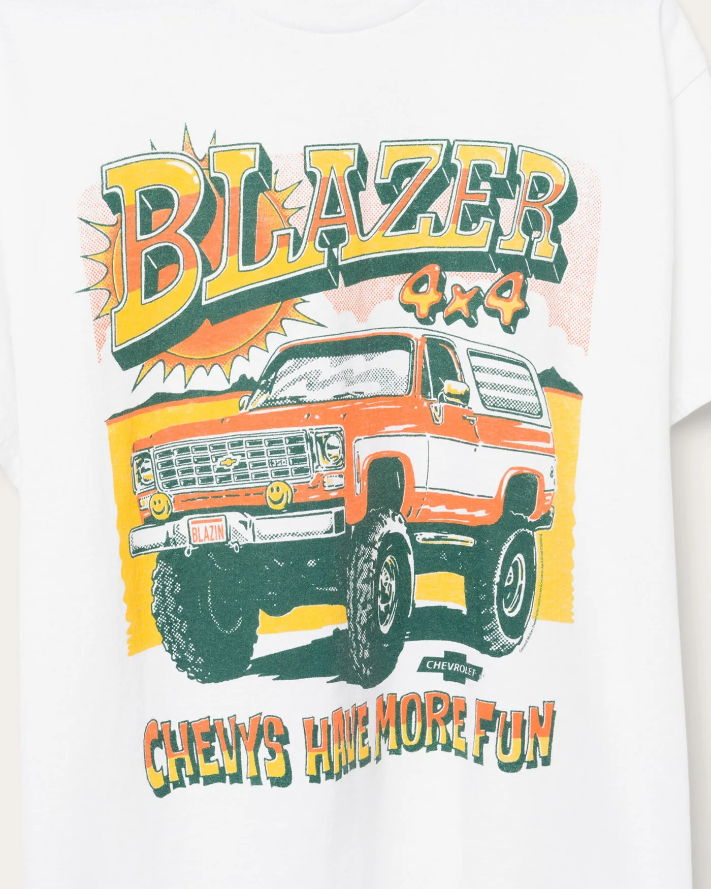 Chevy Blazer Flea Market Tee sold by Junk Food Clothing product image thumbnail 5