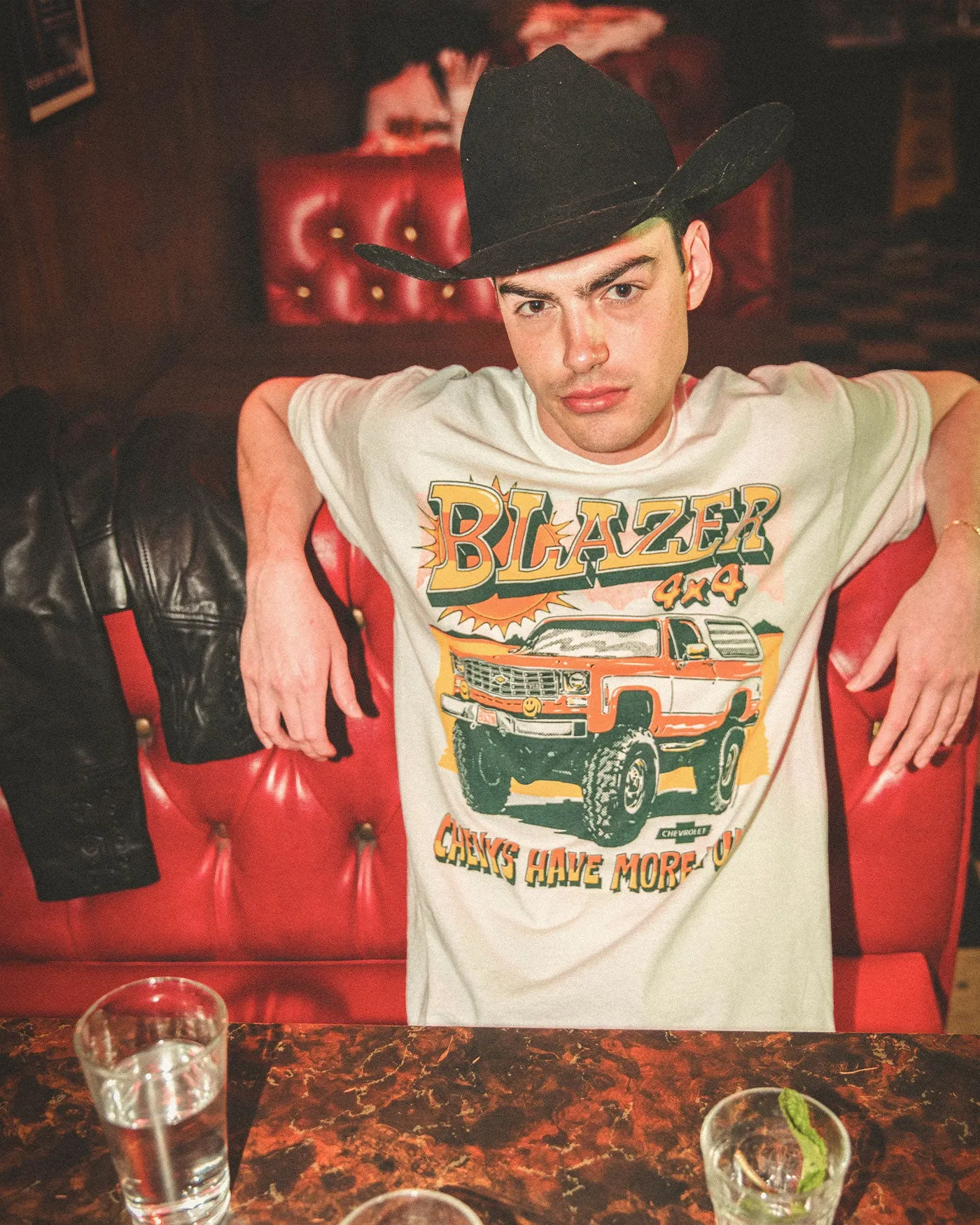 Chevy Blazer Flea Market Tee sold by Junk Food Clothing product image thumbnail 3