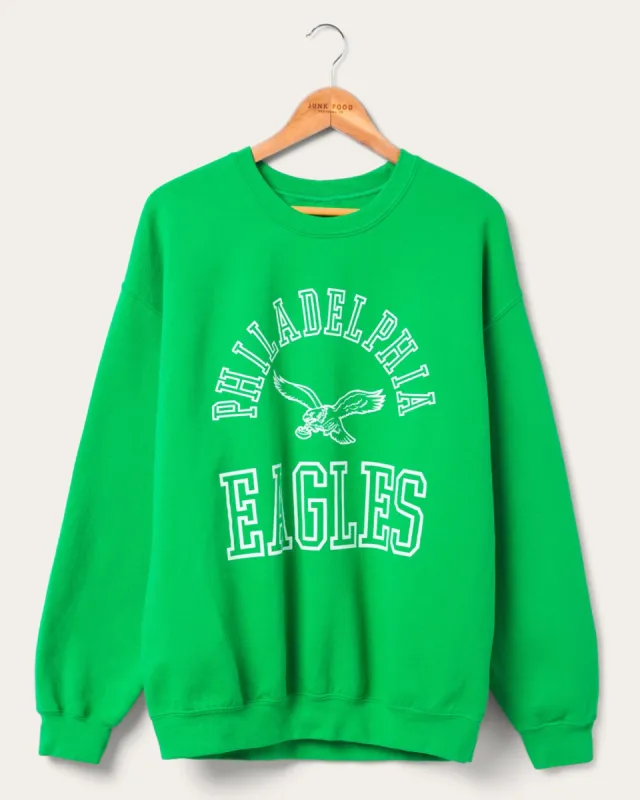 Philadelphia Eagles Arc Flea Market Fleece sold by Junk Food Clothing
