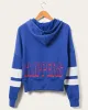 Women's Clippers Overtime Striped Fleece Hoodie sold by Junk Food Clothing