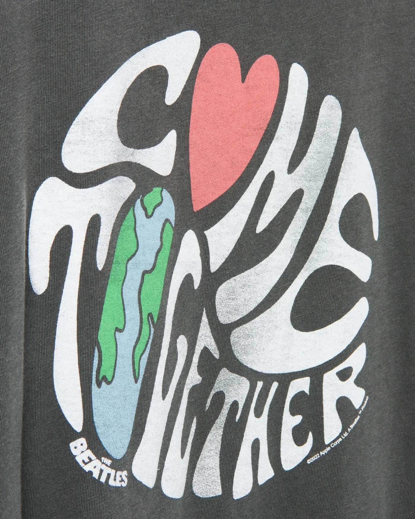 Women's The Beatles Come Together Vintage Destroy Tee sold by Junk Food Clothing product image thumbnail 4