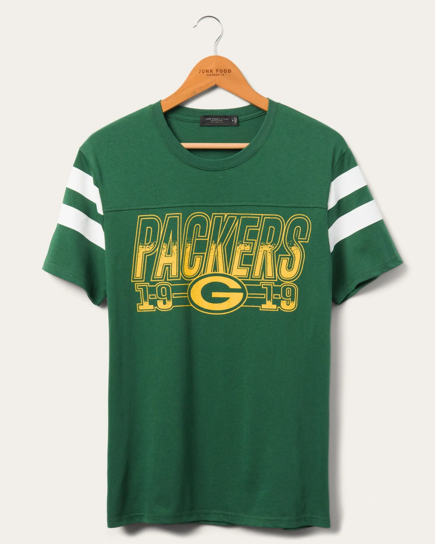 Packers Gridiron Tee sold by Junk Food Clothing