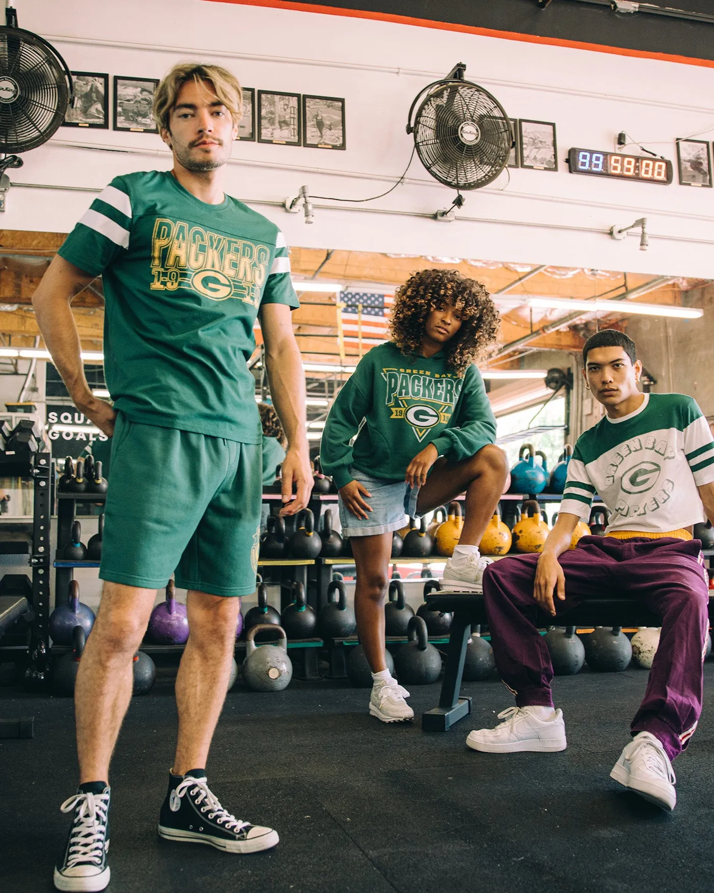 Packers Gridiron Tee sold by Junk Food Clothing product image thumbnail 2