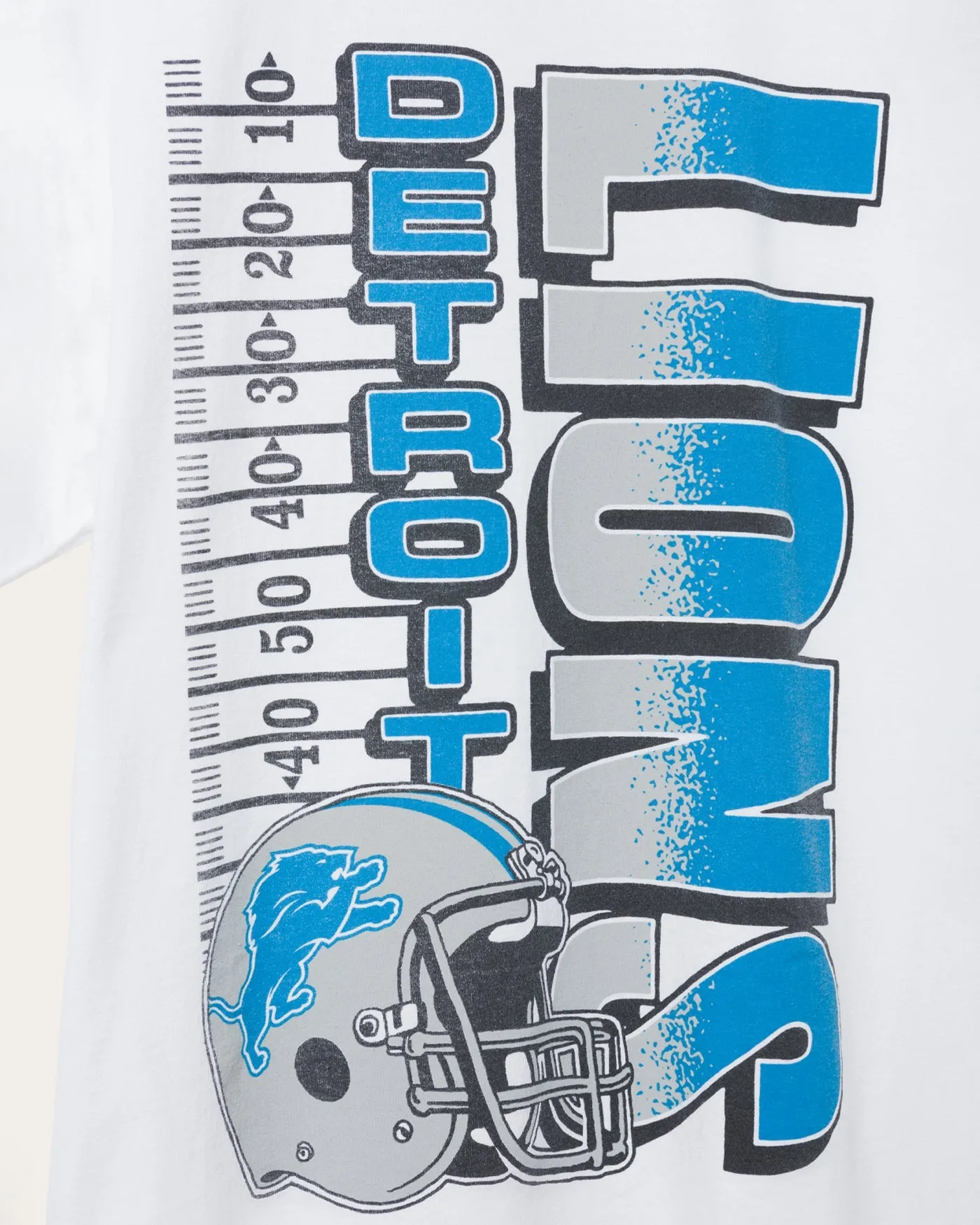 Detroit Lions Yardage Flea Market Tee sold by Junk Food Clothing product image thumbnail 4