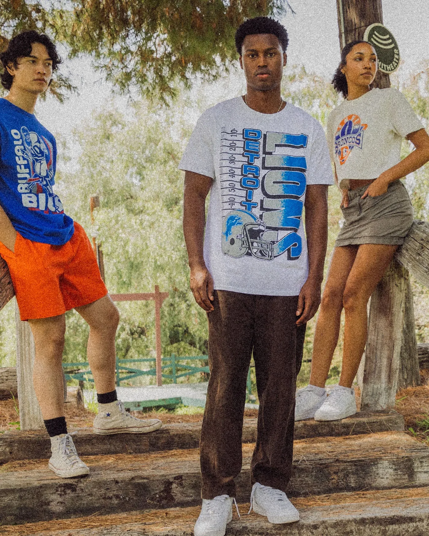 Detroit Lions Yardage Flea Market Tee sold by Junk Food Clothing product image thumbnail 2