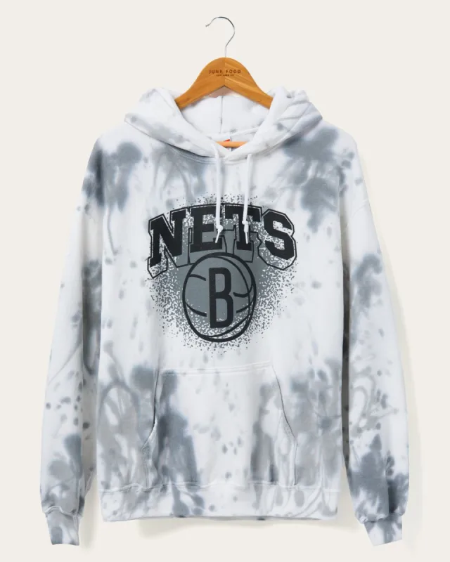 NBA Brooklyn Nets Tie Dye Hoodie sold by Junk Food Clothing