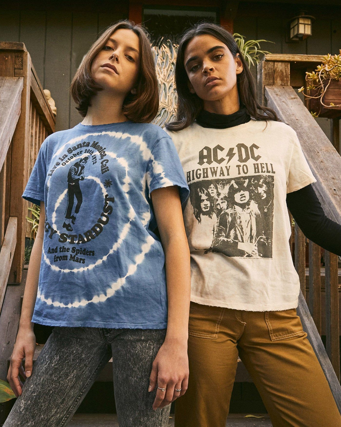 Women's AC/DC Highway to Hell Vintage Tee sold by Junk Food Clothing product image thumbnail 2