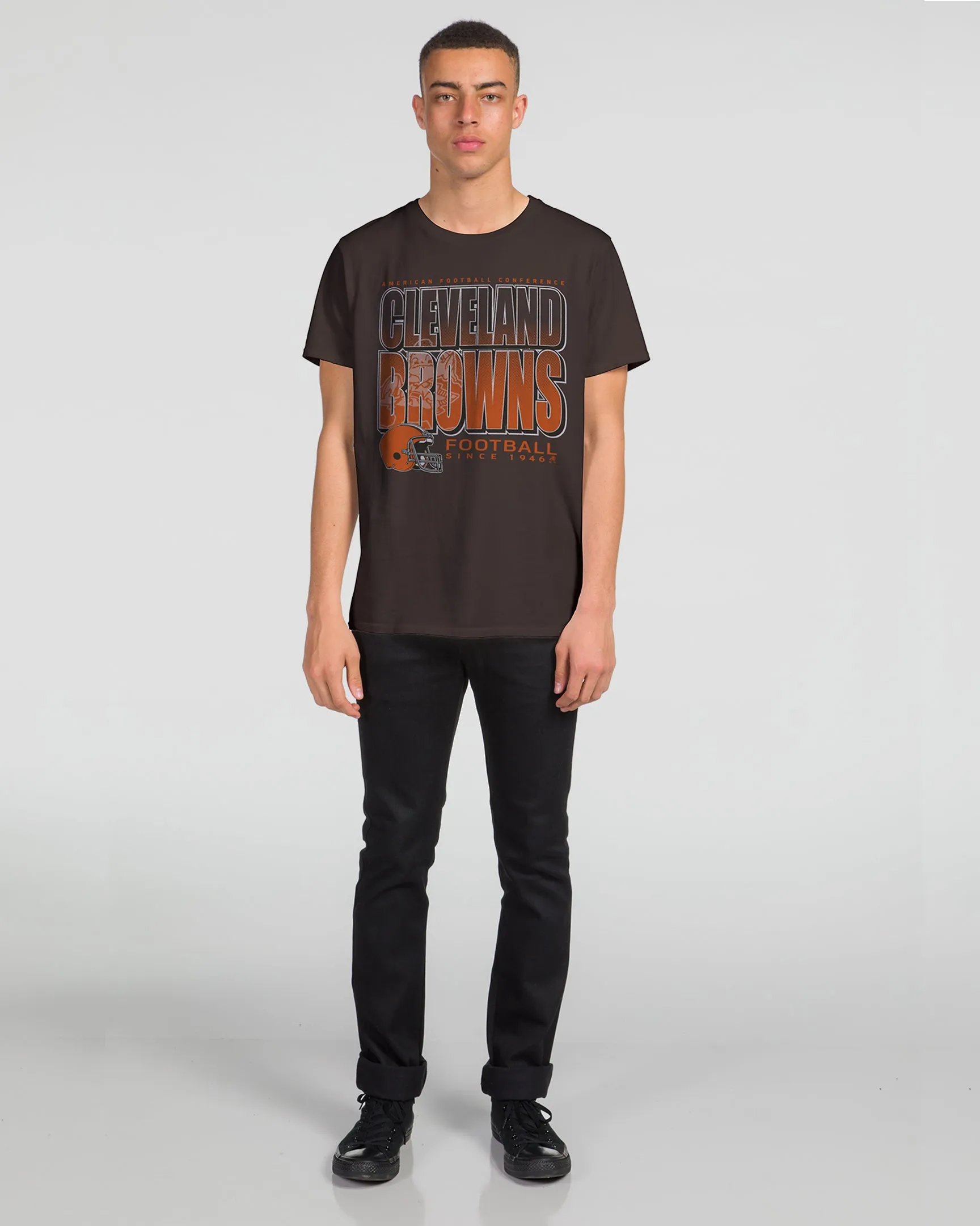 MENS BROWNS VINTAGE CREW sold by Junk Food Clothing