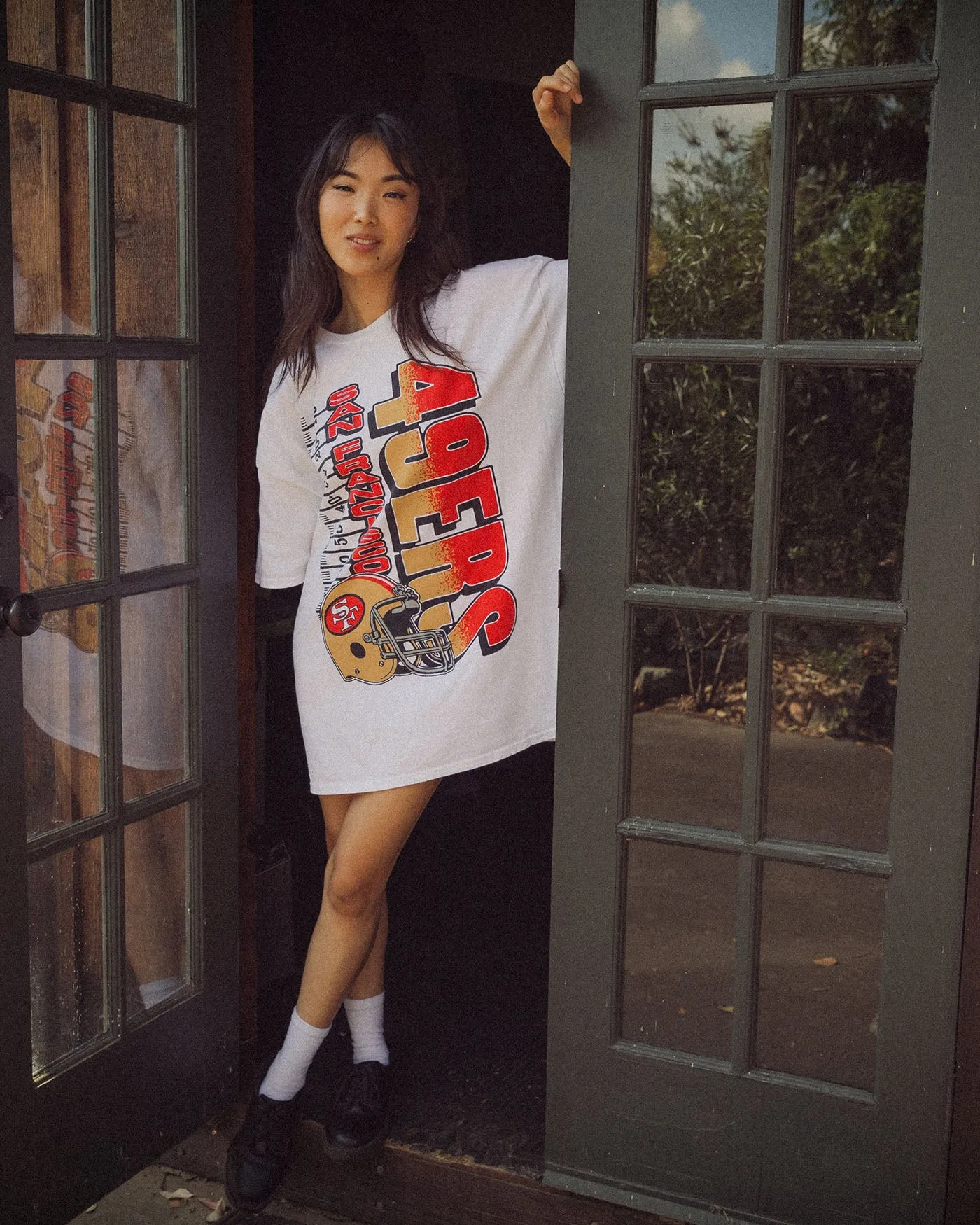 San Francisco 49ers Yardage Flea Market Tee sold by Junk Food Clothing product image thumbnail 2