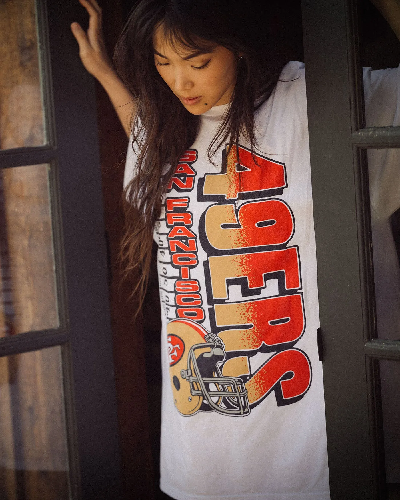 San Francisco 49ers Yardage Flea Market Tee sold by Junk Food Clothing product image thumbnail 5