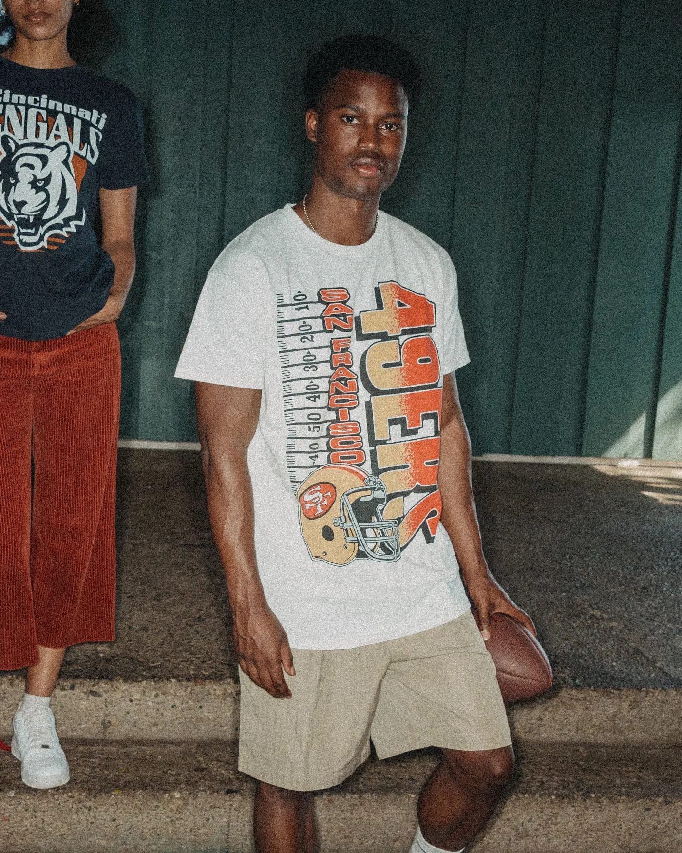 San Francisco 49ers Yardage Flea Market Tee sold by Junk Food Clothing product image thumbnail 4