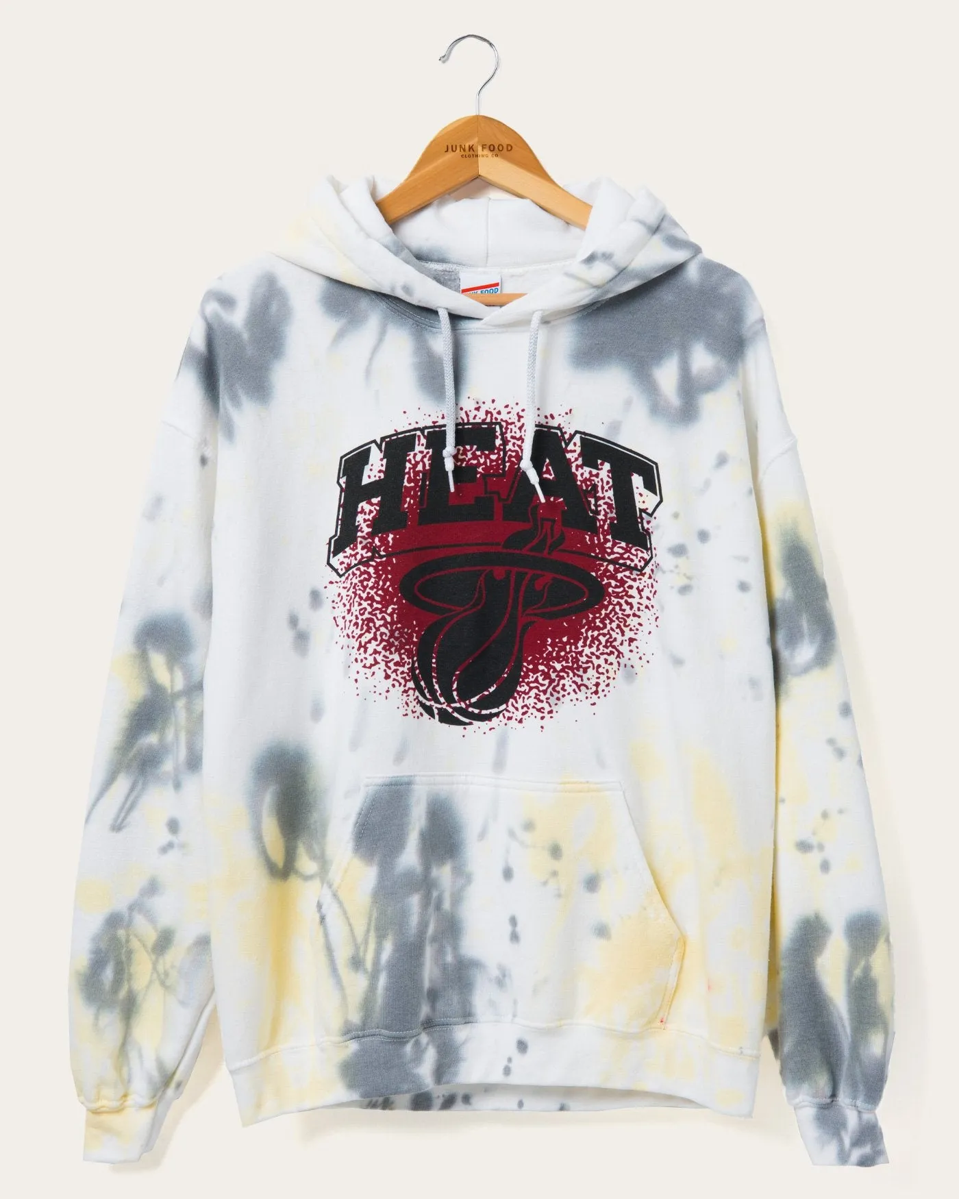 NBA Miami Heat Tie Dye Hoodie sold by Junk Food Clothing