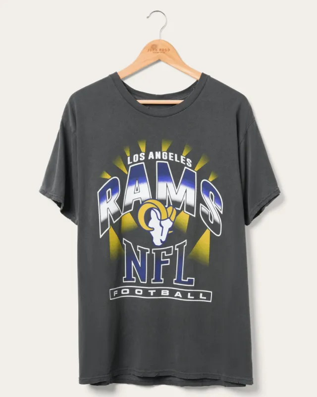 Los Angeles Rams Chrome Flea Market Tee sold by Junk Food Clothing