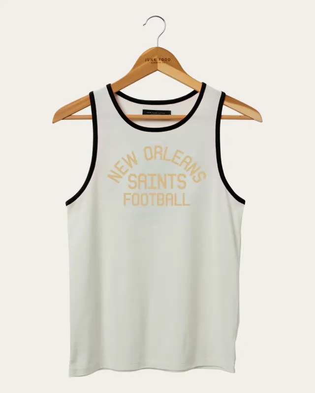 Women's NFL New Orleans Saints Pop Binding Rib Tank sold by Junk Food Clothing