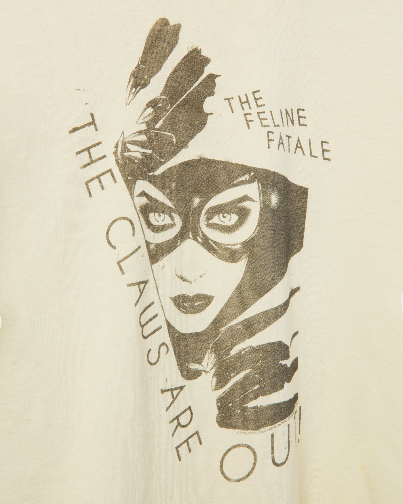 Women's CATWOMAN™ Claws Out Vintage Destroy Tee sold by Junk Food Clothing product image thumbnail 5