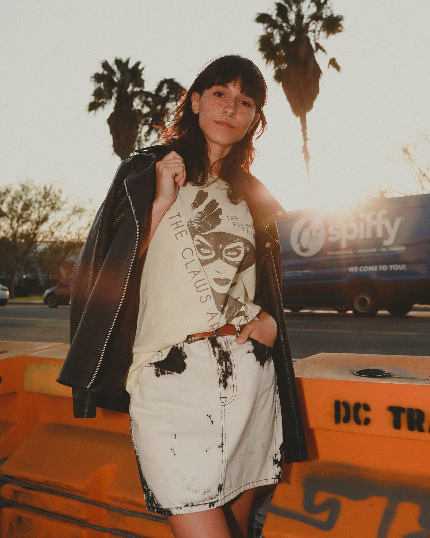 Women's CATWOMAN™ Claws Out Vintage Destroy Tee sold by Junk Food Clothing product image thumbnail 3