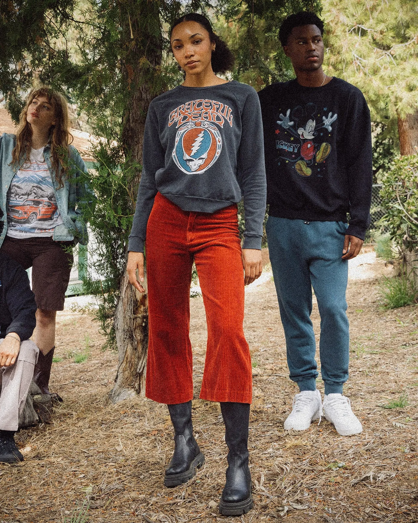 Women's Grateful Dead Skull Vintage Raglan Pullover sold by Junk Food Clothing product image thumbnail 3