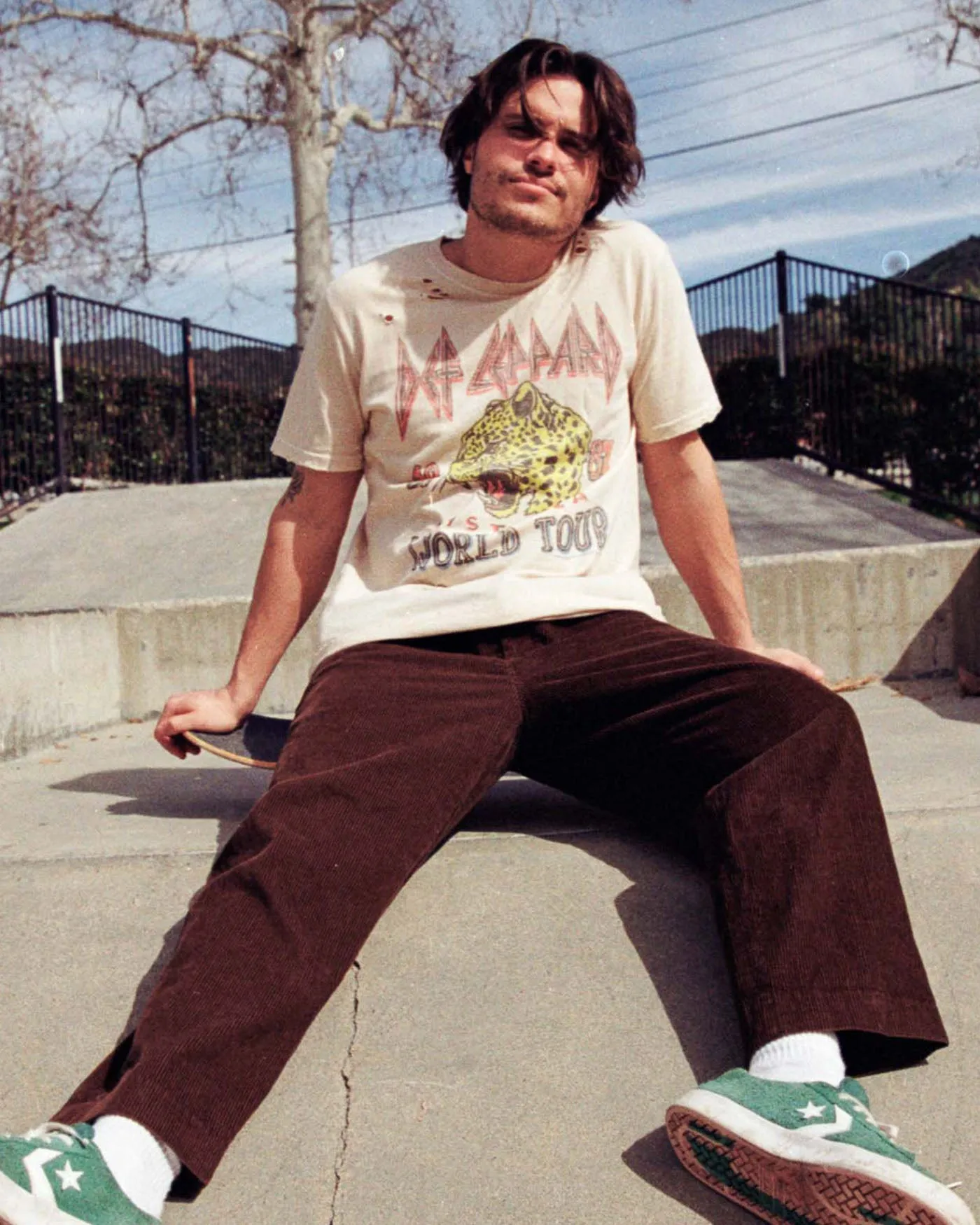 Def Leppard Hysteria Vintage Destroy Tee sold by Junk Food Clothing product image thumbnail 3