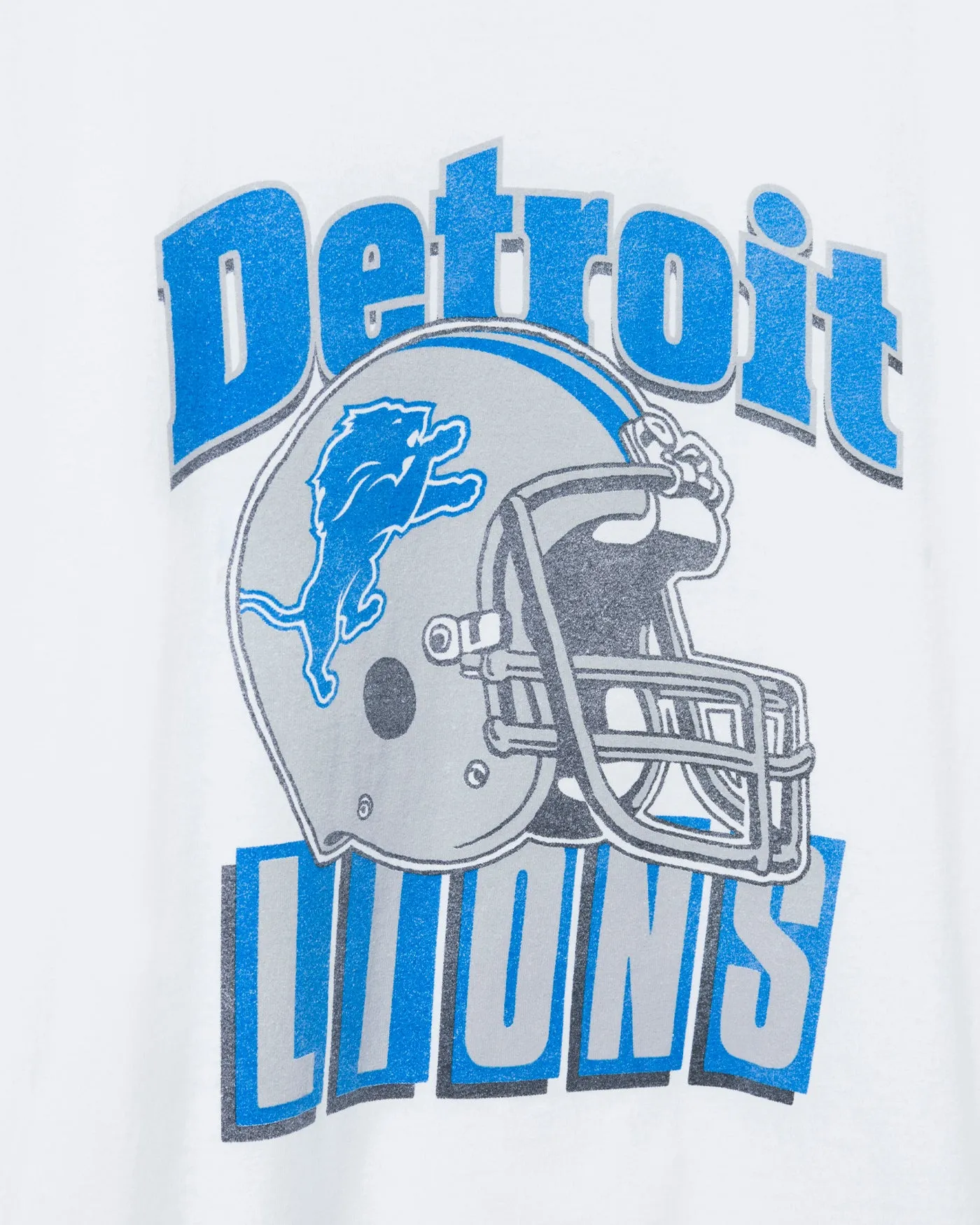 Detroit Lions Throwback Helmet Flea Market Tee sold by Junk Food Clothing product image thumbnail 4