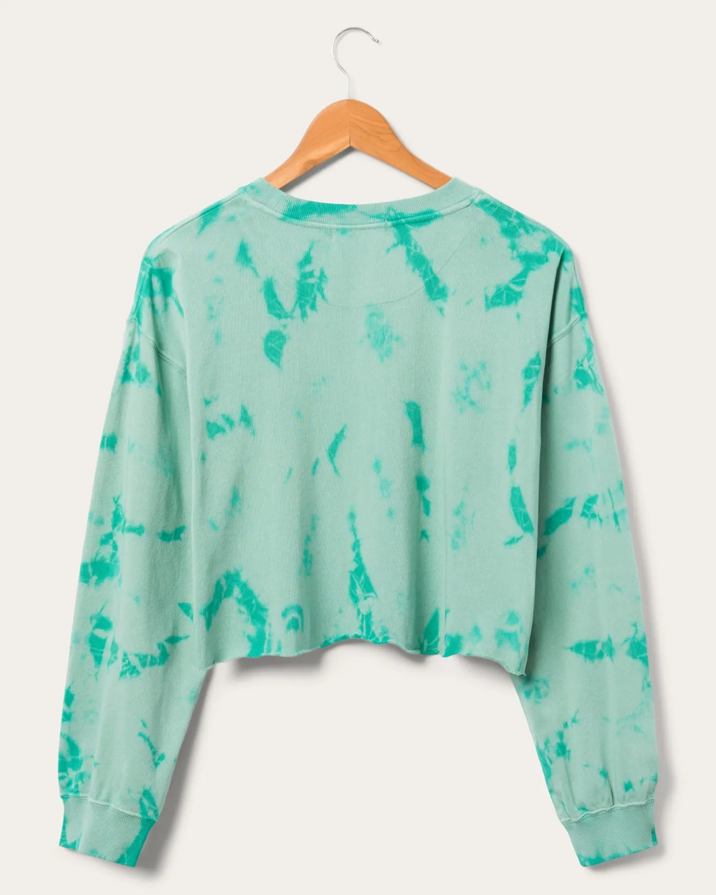 Women's Miami Dolphins Long Sleeve Loose Knit Crop sold by Junk Food Clothing product image thumbnail 2