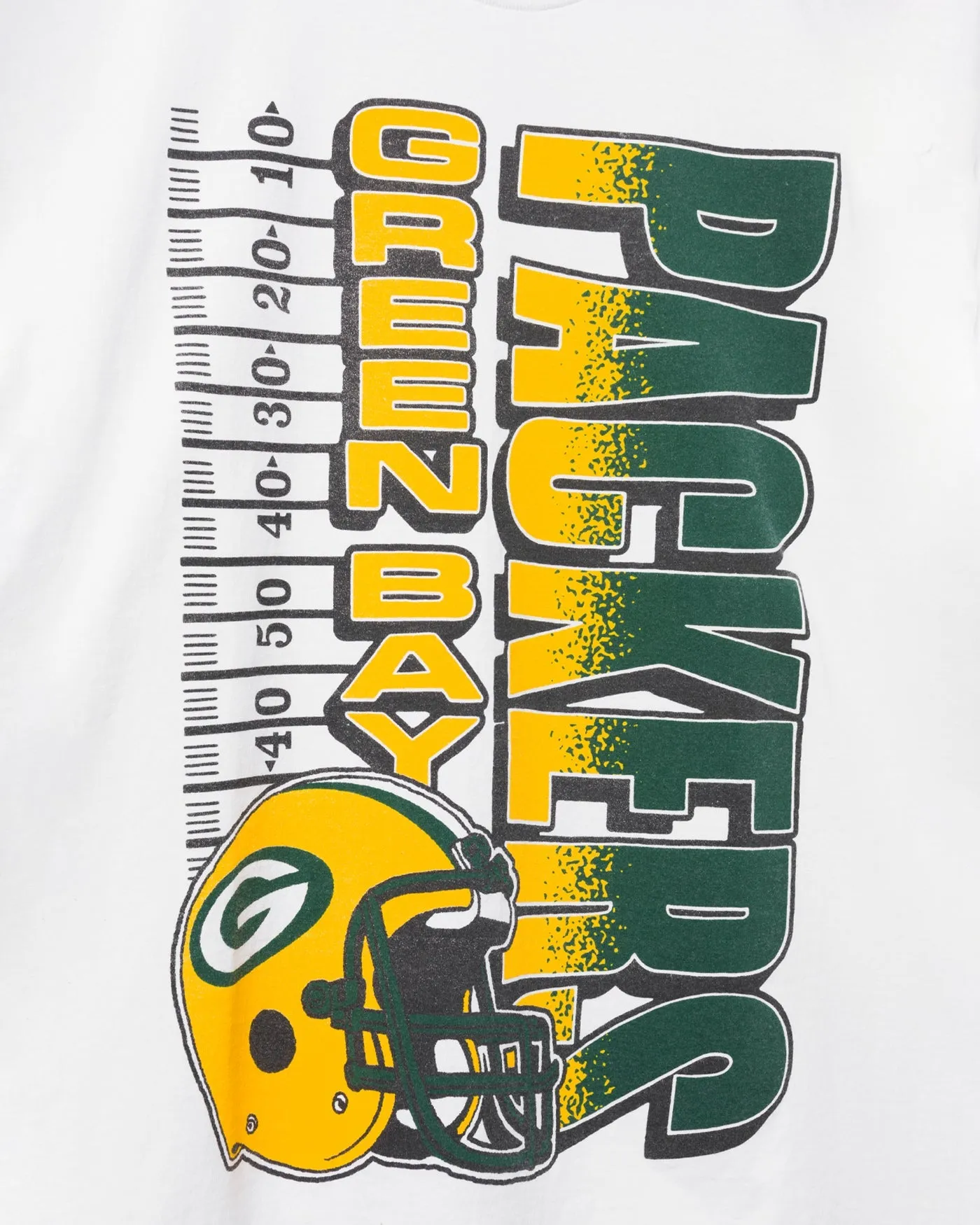 Green Bay Packers Yardage Flea Market Tee sold by Junk Food Clothing product image thumbnail 3