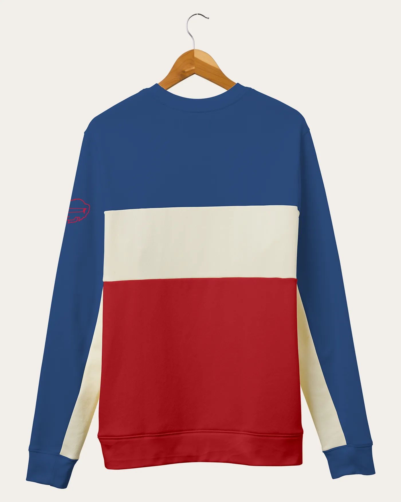 NFL Buffalo Bills Colorblock Crew Fleece sold by Junk Food Clothing product image thumbnail 3