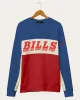 NFL Buffalo Bills Colorblock Crew Fleece sold by Junk Food Clothing