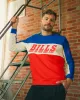 NFL Buffalo Bills Colorblock Crew Fleece sold by Junk Food Clothing