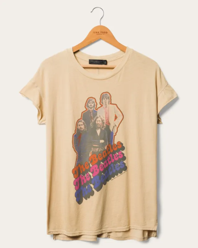 Women's The Beatles Group Pose Easy Tee sold by Junk Food Clothing
