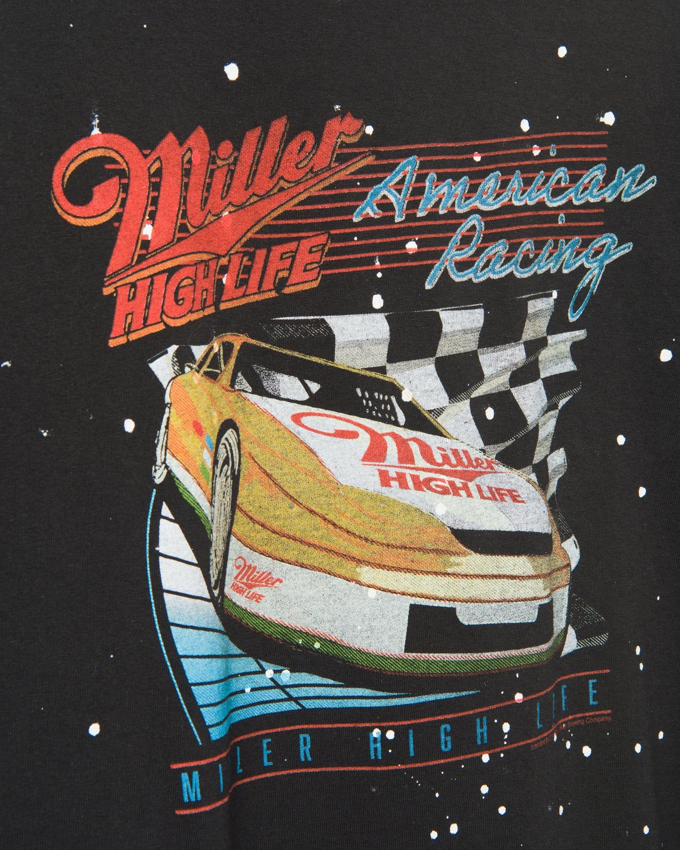 Miller High Life Racing Splatter Flea Market Tee sold by Junk Food Clothing product image thumbnail 4