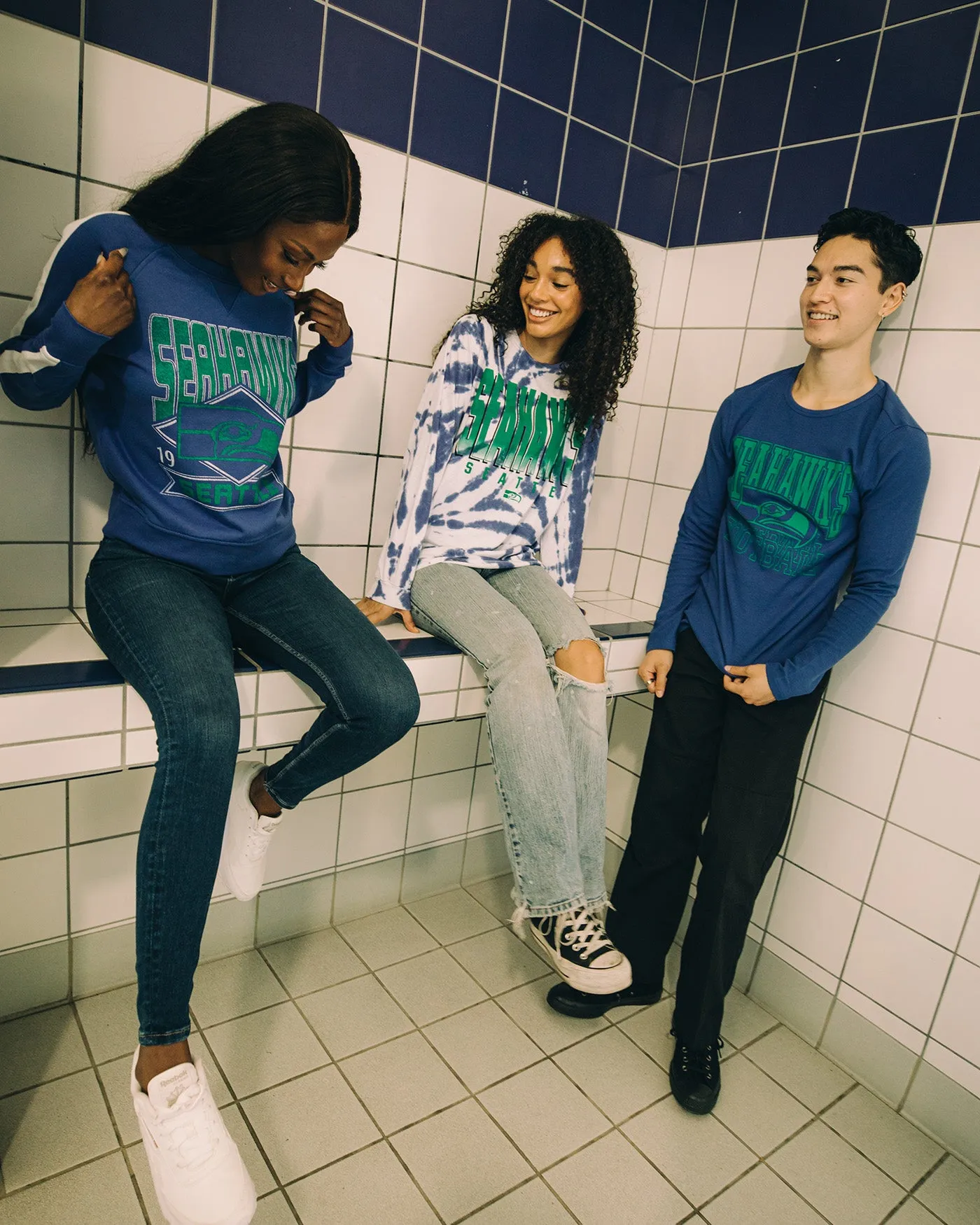 Womens Seahawks Overtime Crew sold by Junk Food Clothing product image thumbnail 2