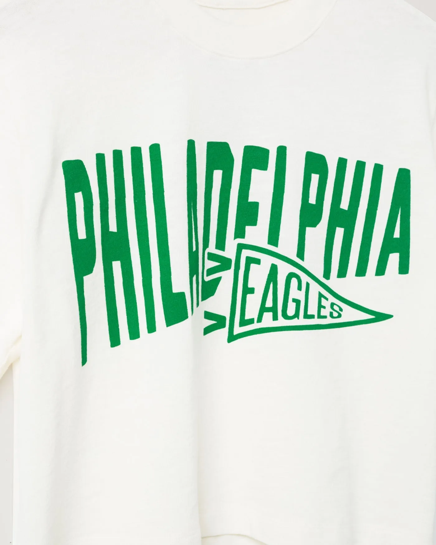 Women's Philadelphia Eagles Dual Threat Mock Neck Crop sold by Junk Food Clothing product image thumbnail 3