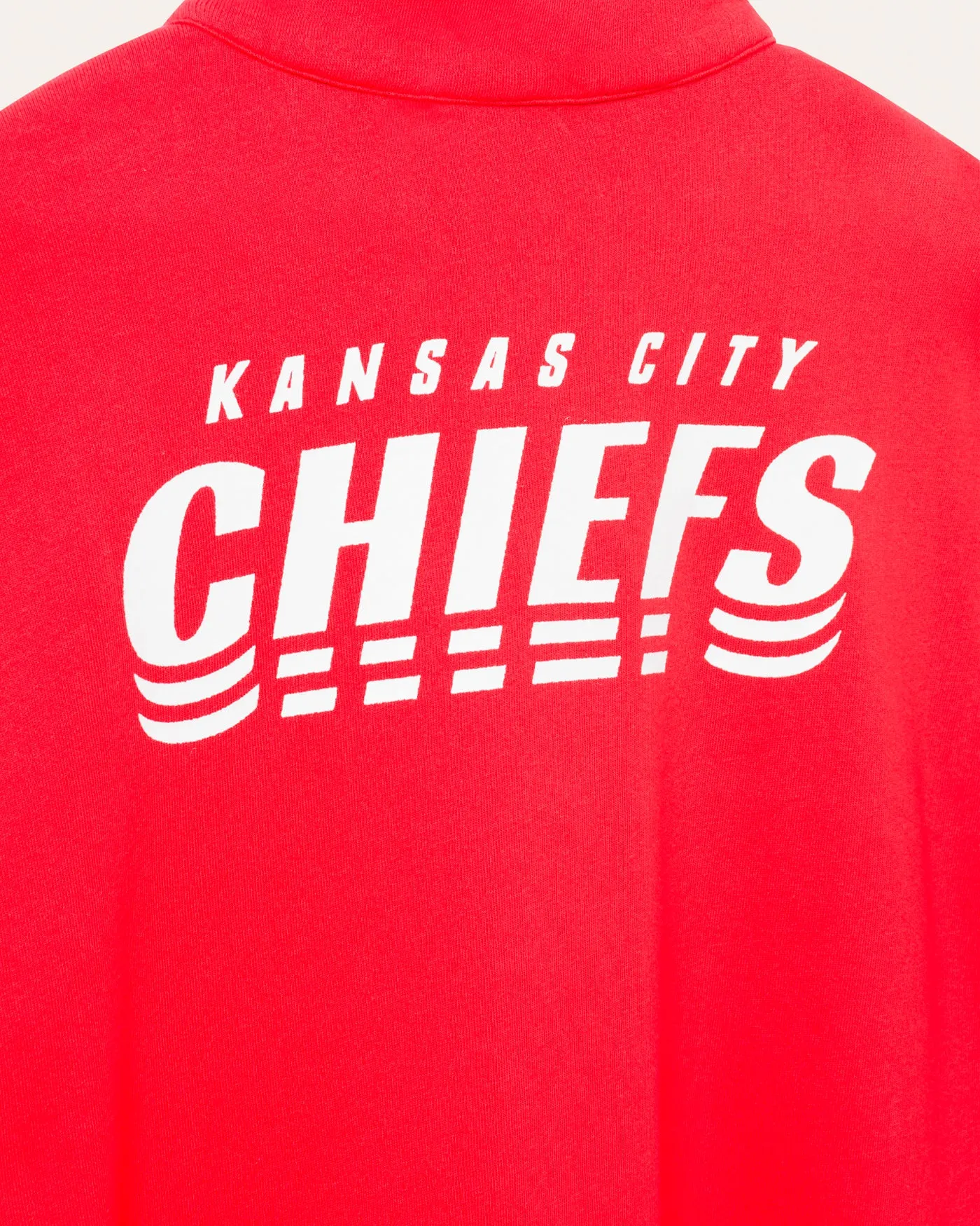 Kansas City Chiefs Mock 1/4 Button Up sold by Junk Food Clothing product image thumbnail 3