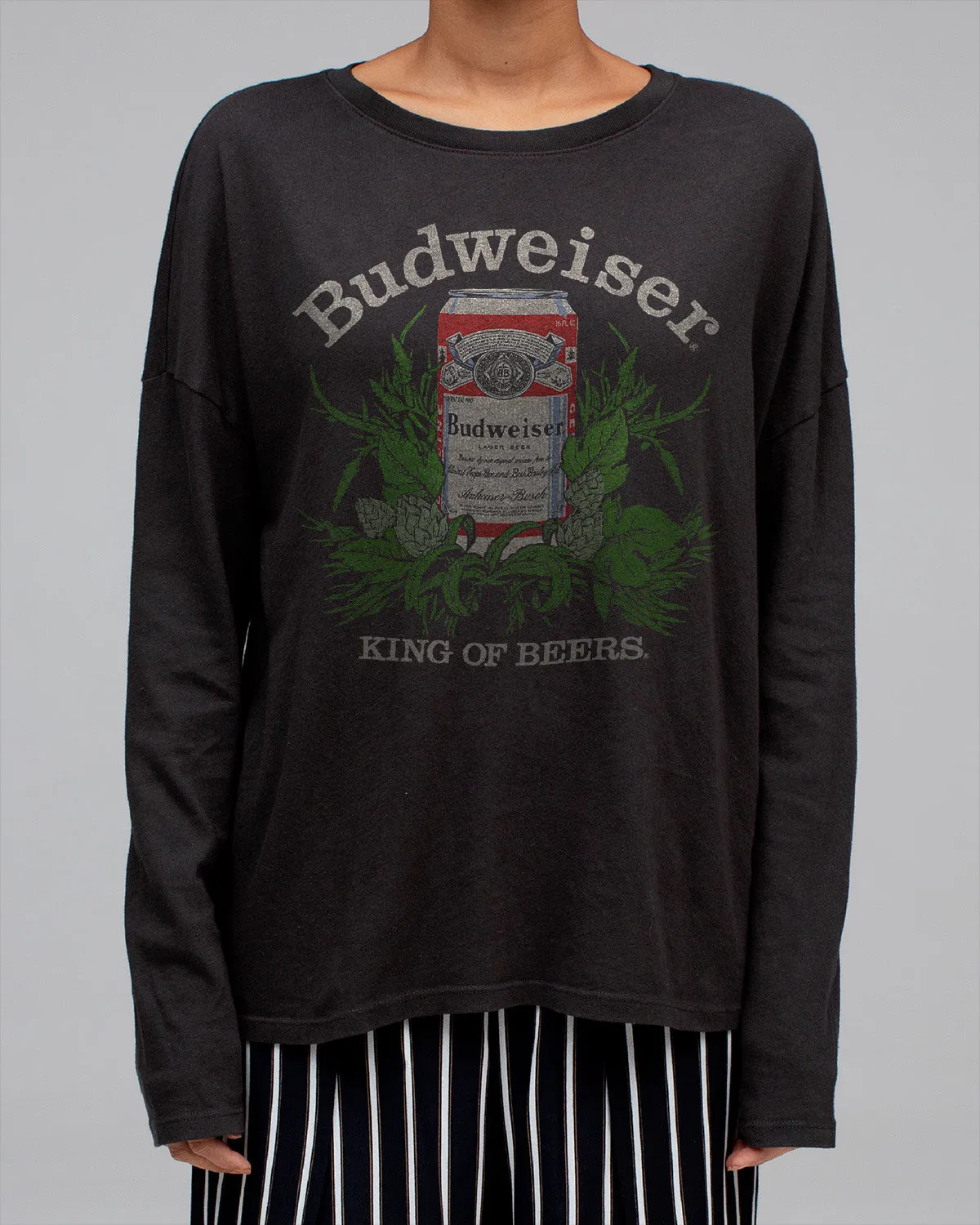 WOMENS BUDWEISER LONG SLEEVE sold by Junk Food Clothing product image thumbnail 4
