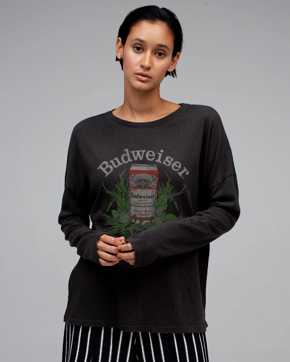 WOMENS BUDWEISER LONG SLEEVE sold by Junk Food Clothing