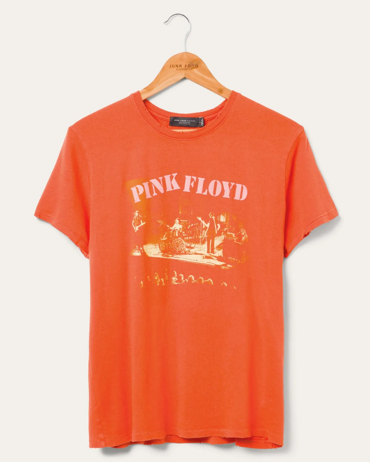 Women's Pink Floyd On Stage Vintage Tee sold by Junk Food Clothing