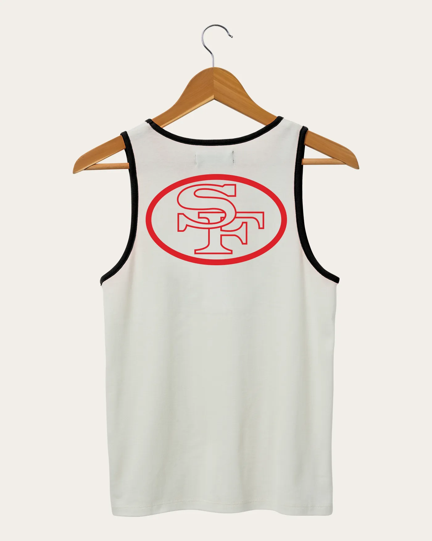Women's NFL San Francisco 49ers Pop Binding Rib Tank sold by Junk Food Clothing product image thumbnail 3