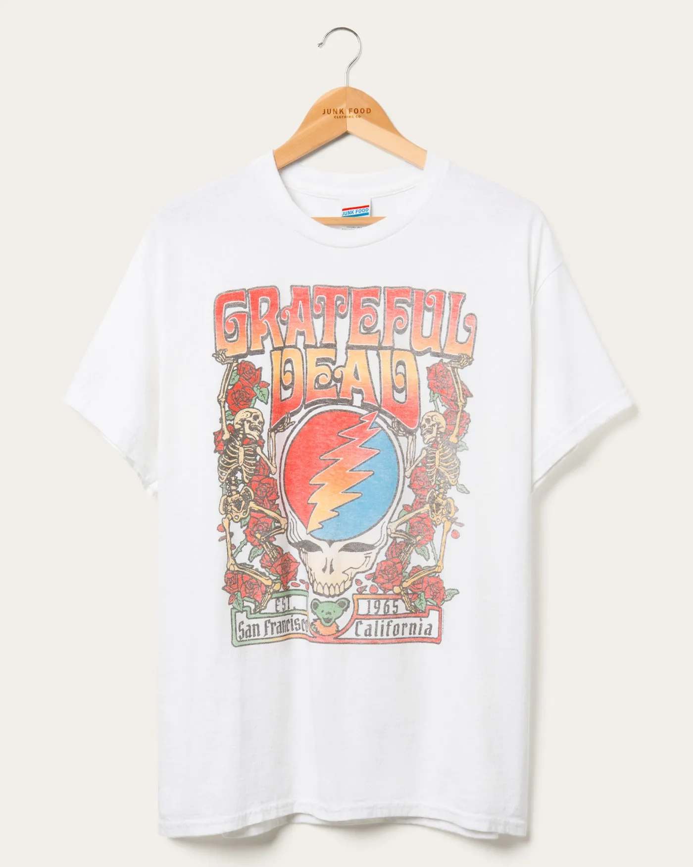 Grateful Dead EST 1965 Flea Market Tee sold by Junk Food Clothing
