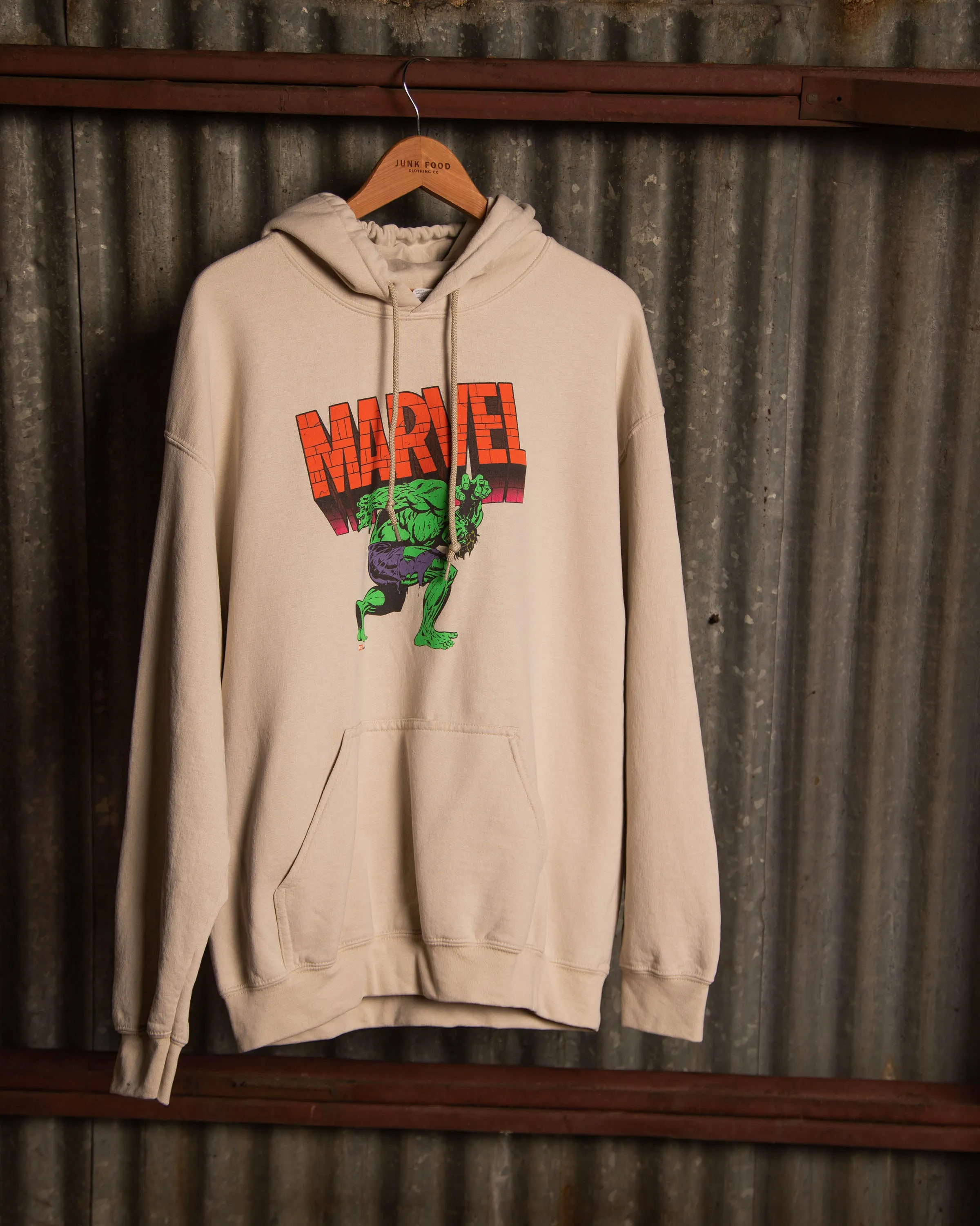 MENS MARVEL HULK HOODIE sold by Junk Food Clothing product image thumbnail 5