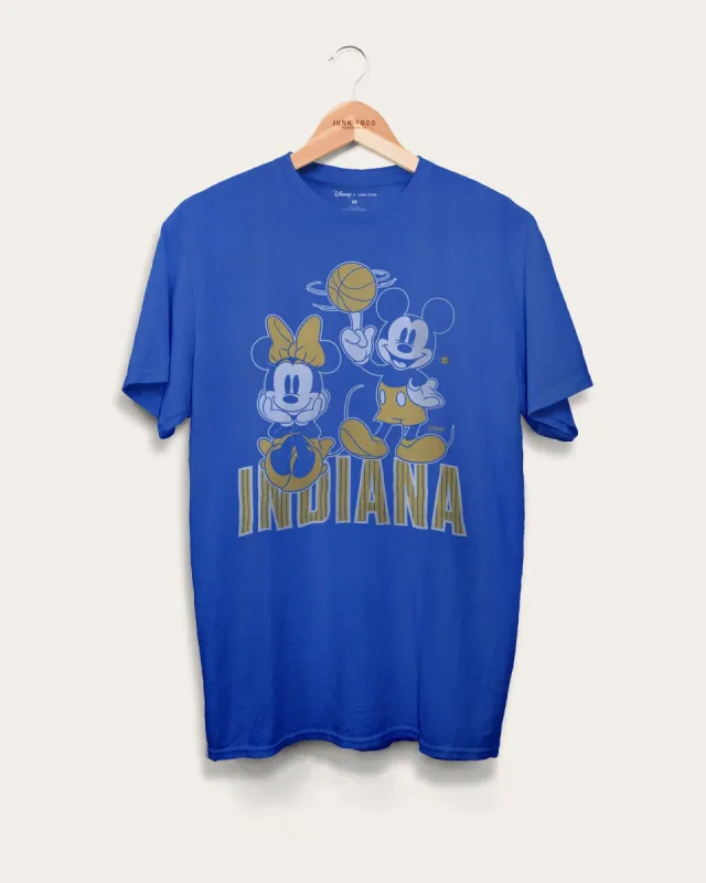 Unisex Pacers Mickey Minnie City Edition Tee sold by Junk Food Clothing