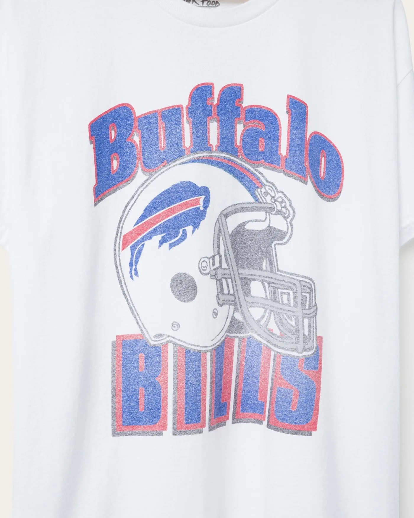 Buffalo Bills Throwback Helmet Flea Market Tee sold by Junk Food Clothing product image thumbnail 4