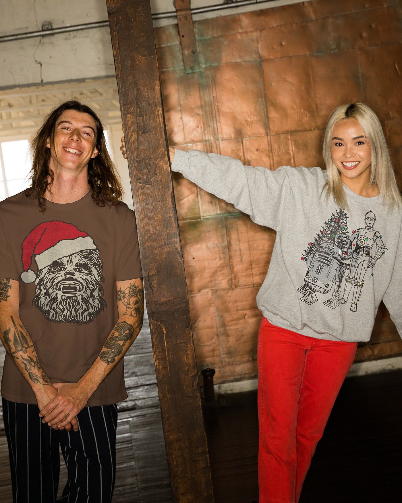 Star Wars™ Chewie™ Santa Flea Market Tee sold by Junk Food Clothing product image thumbnail 3