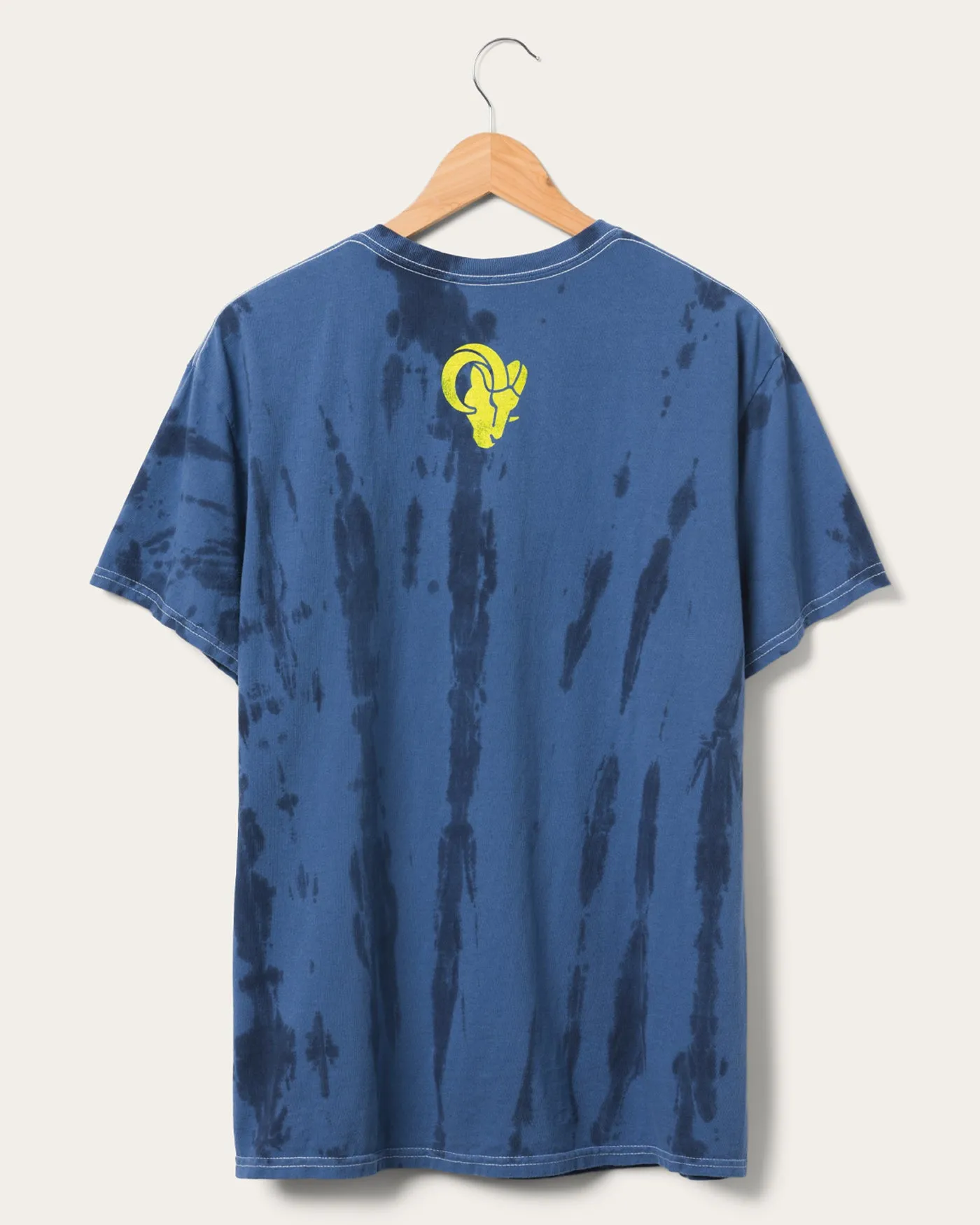 Rams Tie Dye Short Sleeve Tee sold by Junk Food Clothing product image thumbnail 2