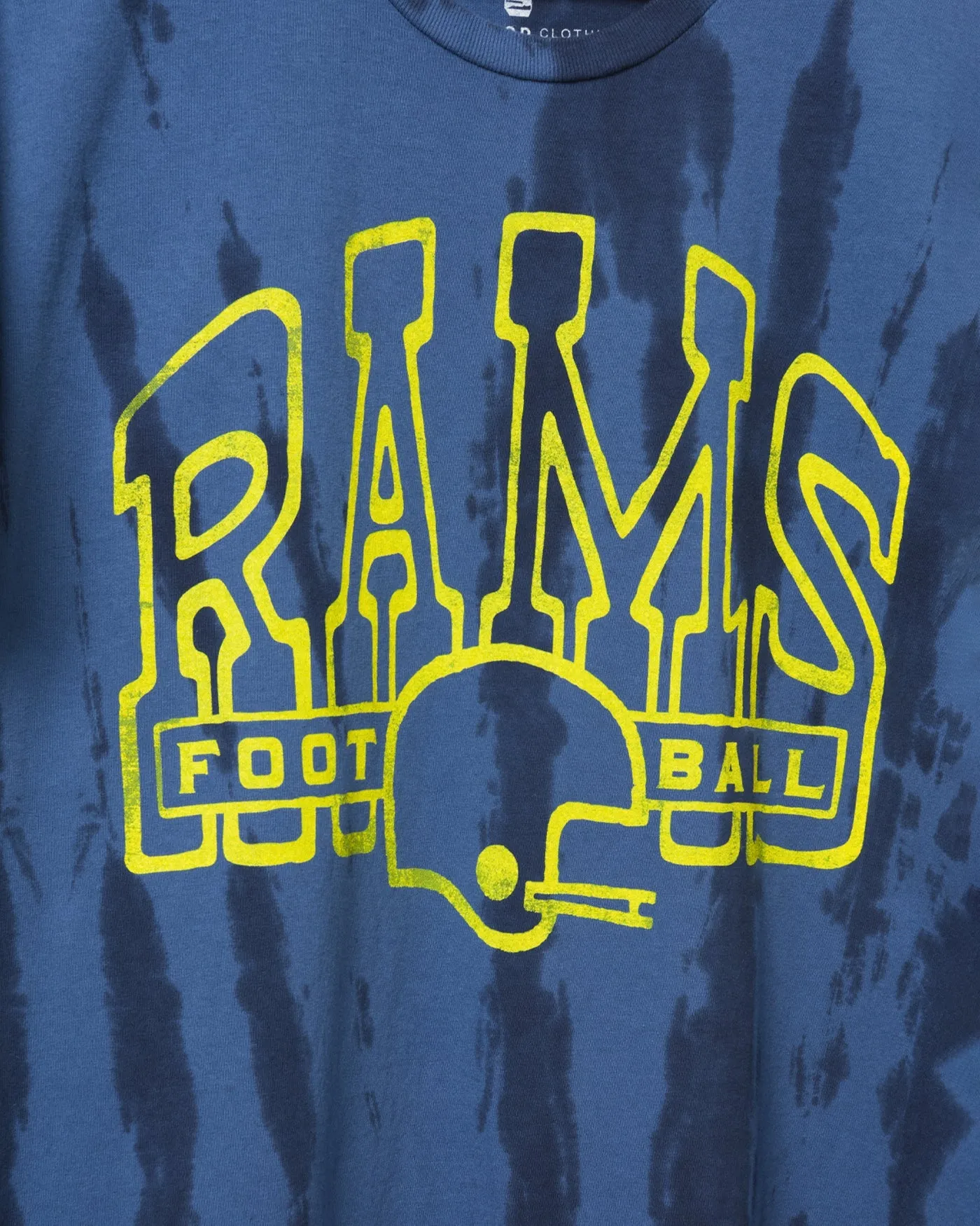 Rams Tie Dye Short Sleeve Tee sold by Junk Food Clothing product image thumbnail 3