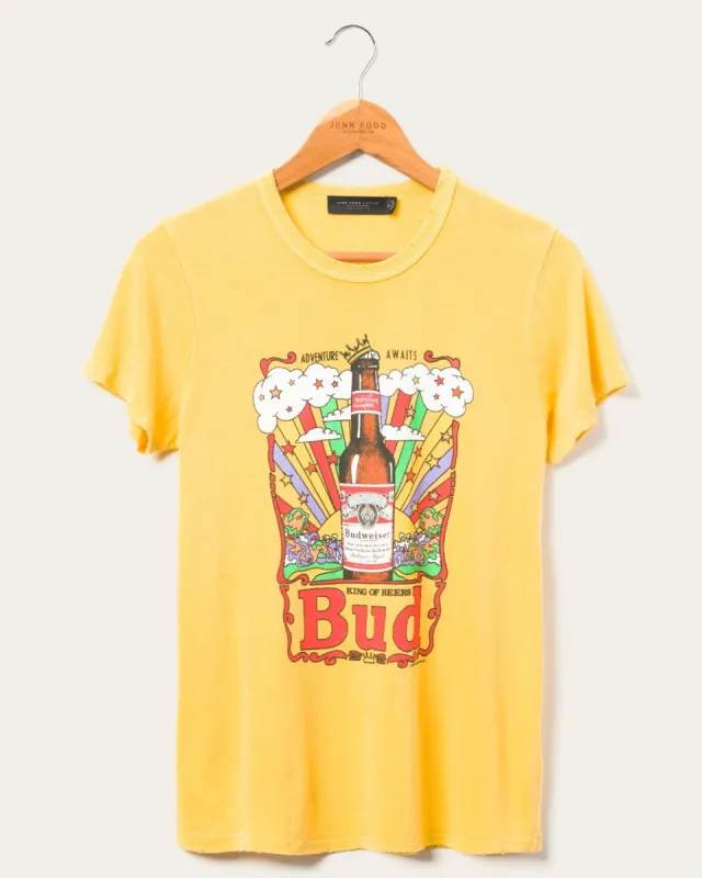 Women's Budweiser King of Beers Original Tee sold by Junk Food Clothing