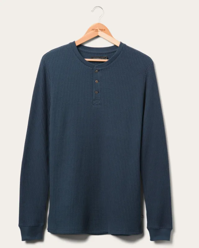 Men's Rider Thermal Henley sold by Junk Food Clothing