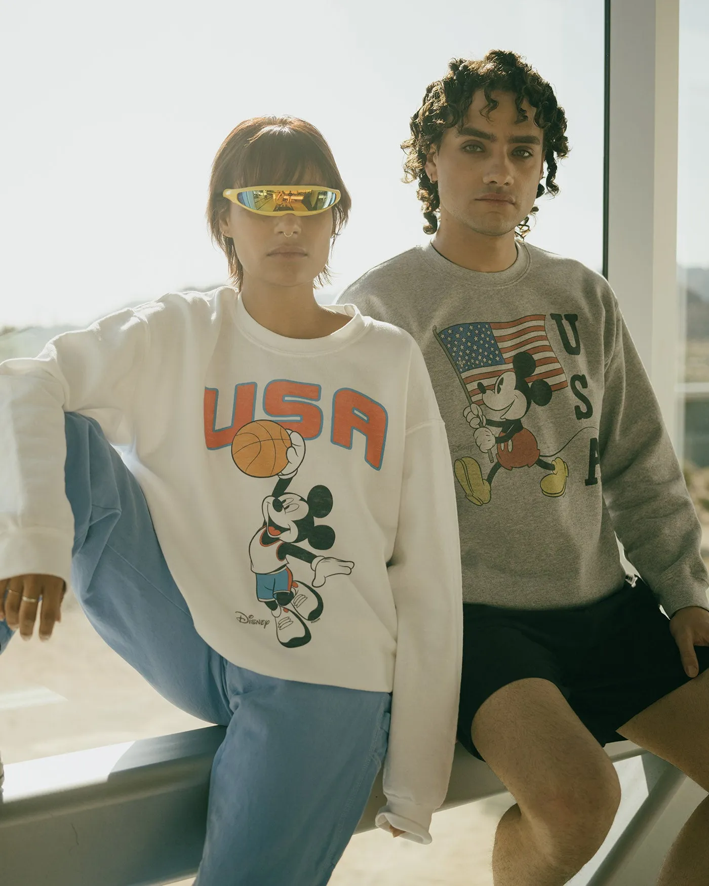 Mickey USA Flea Market Fleece sold by Junk Food Clothing product image thumbnail 2