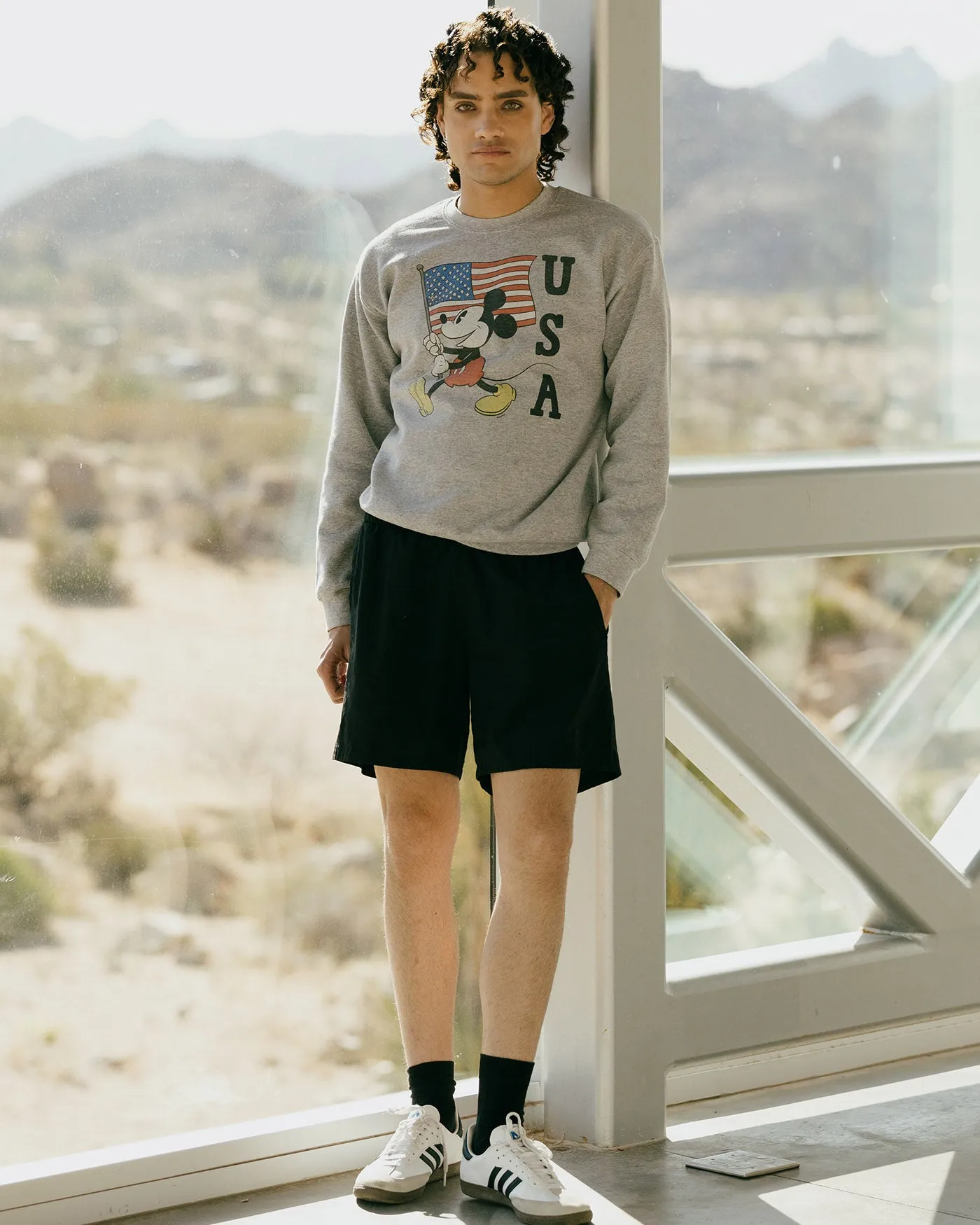 Mickey USA Flea Market Fleece sold by Junk Food Clothing product image thumbnail 3