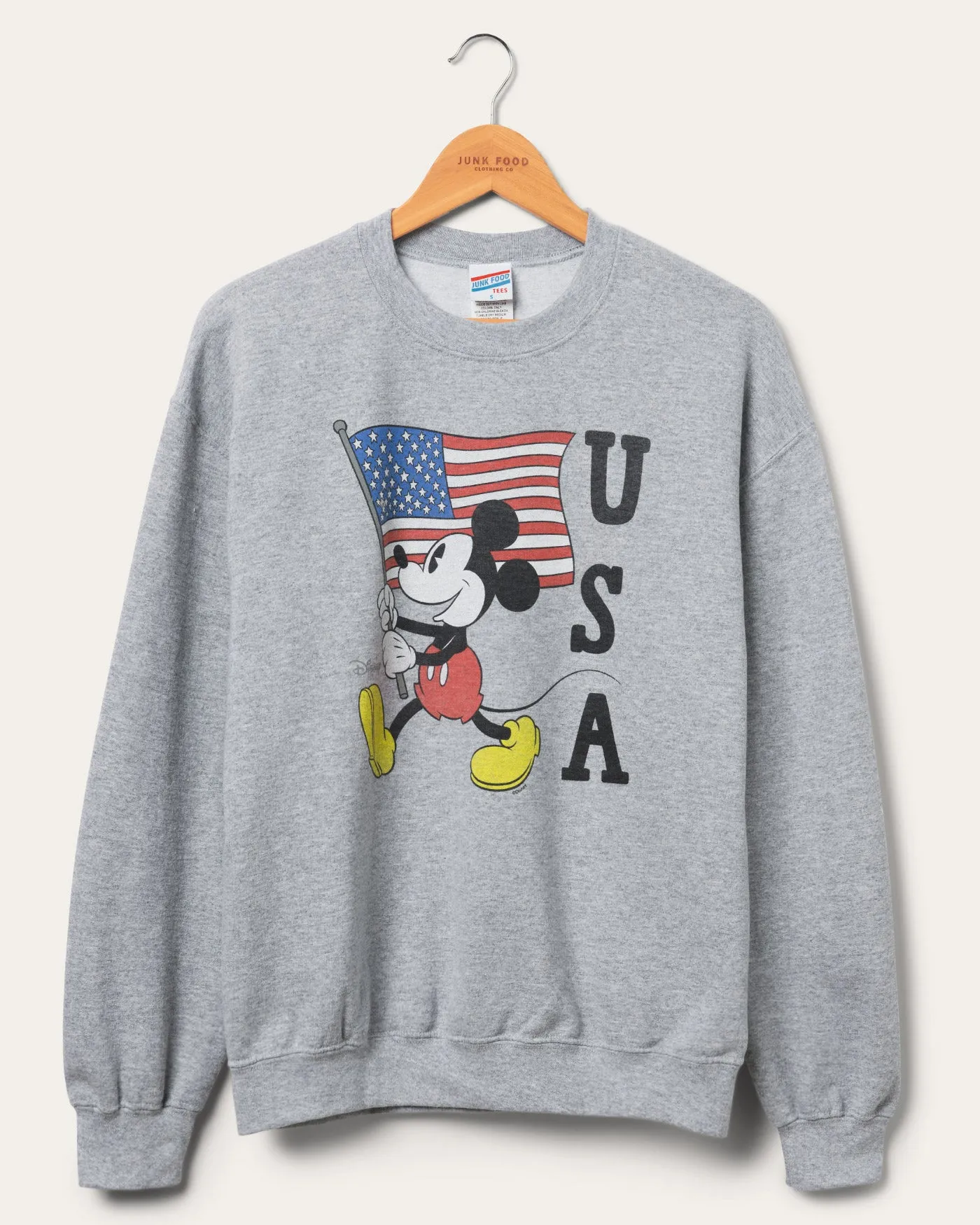 Mickey USA Flea Market Fleece sold by Junk Food Clothing