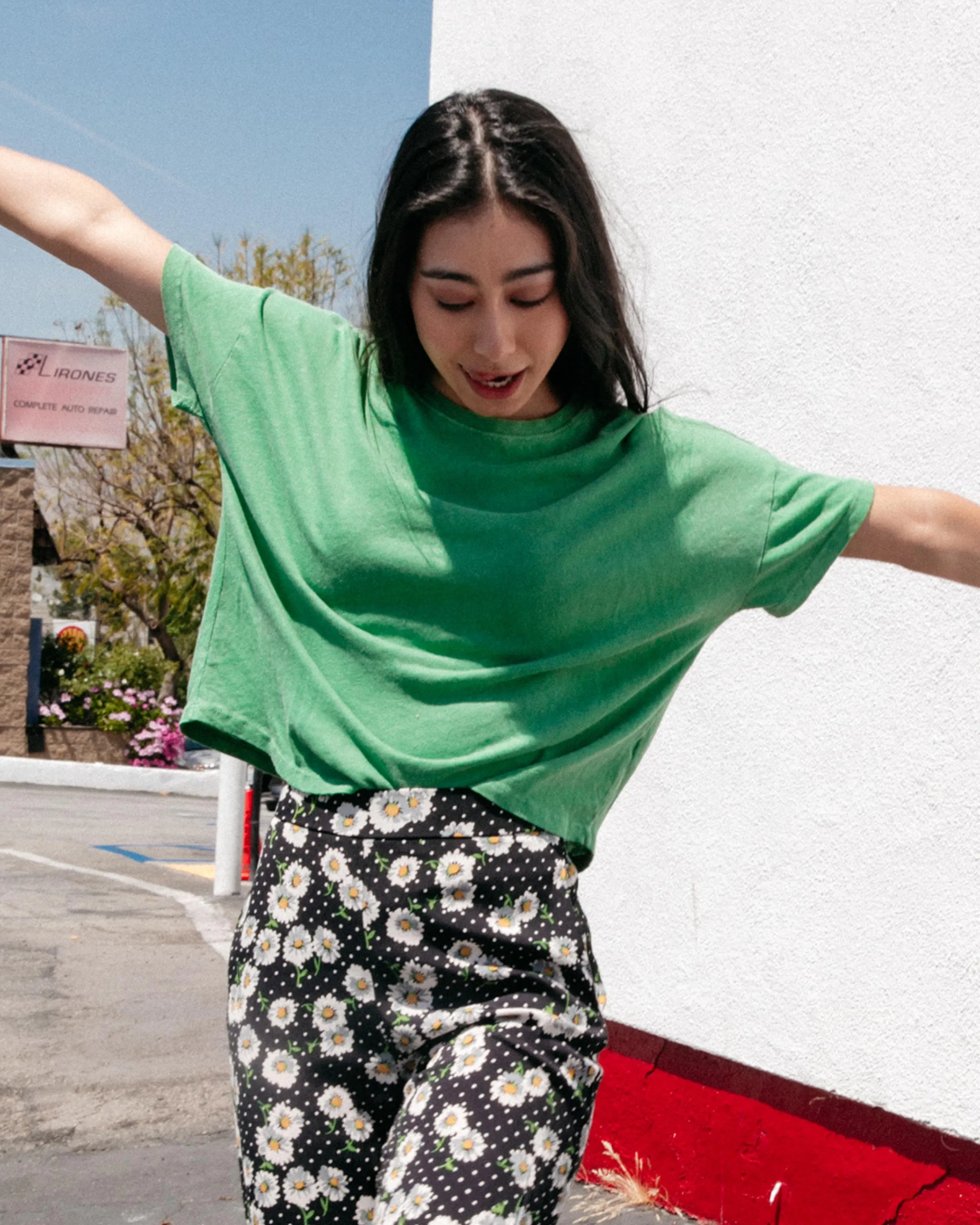 Women's Linen Crop Tee sold by Junk Food Clothing product image thumbnail 2